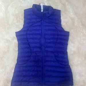 lululemon athletica Royal Blue Quilted Down Vest